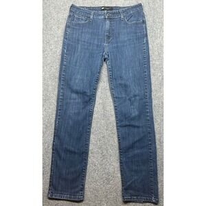 Levi's 505 Jeans Womens 14M 31X29 Regular Fit Dark Wash Denim Straight Leg